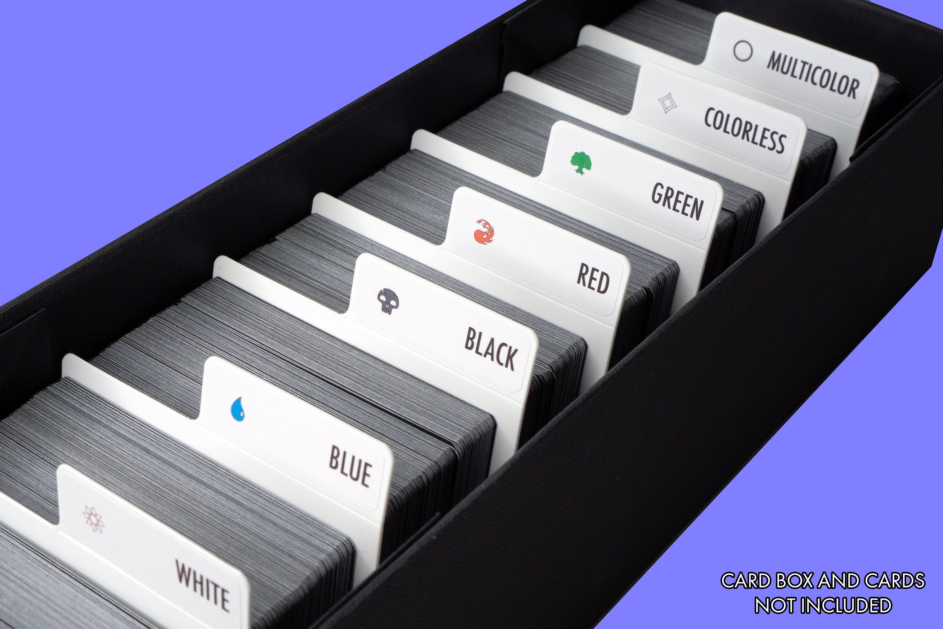 Sort MTG by Colors | Trading Card Dividers W/ FREE Labels