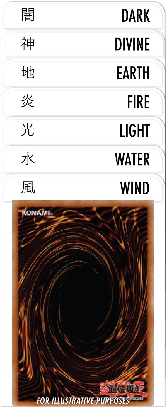 Sort Yu Gi Oh! by Attributes | Trading Card Dividers W/ FREE Labels | Vertical - Etsy Sort Yu Gi Oh! by Attributes | Trading Card Dividers W/ FREE Labels | Vertical - Etsy
