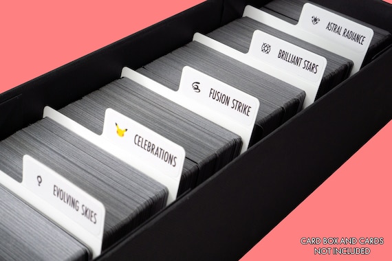 Sort Pokmon by Expansion Sets | Trading Card Dividers W/ FREE Labels |  Horizontal - Etsy