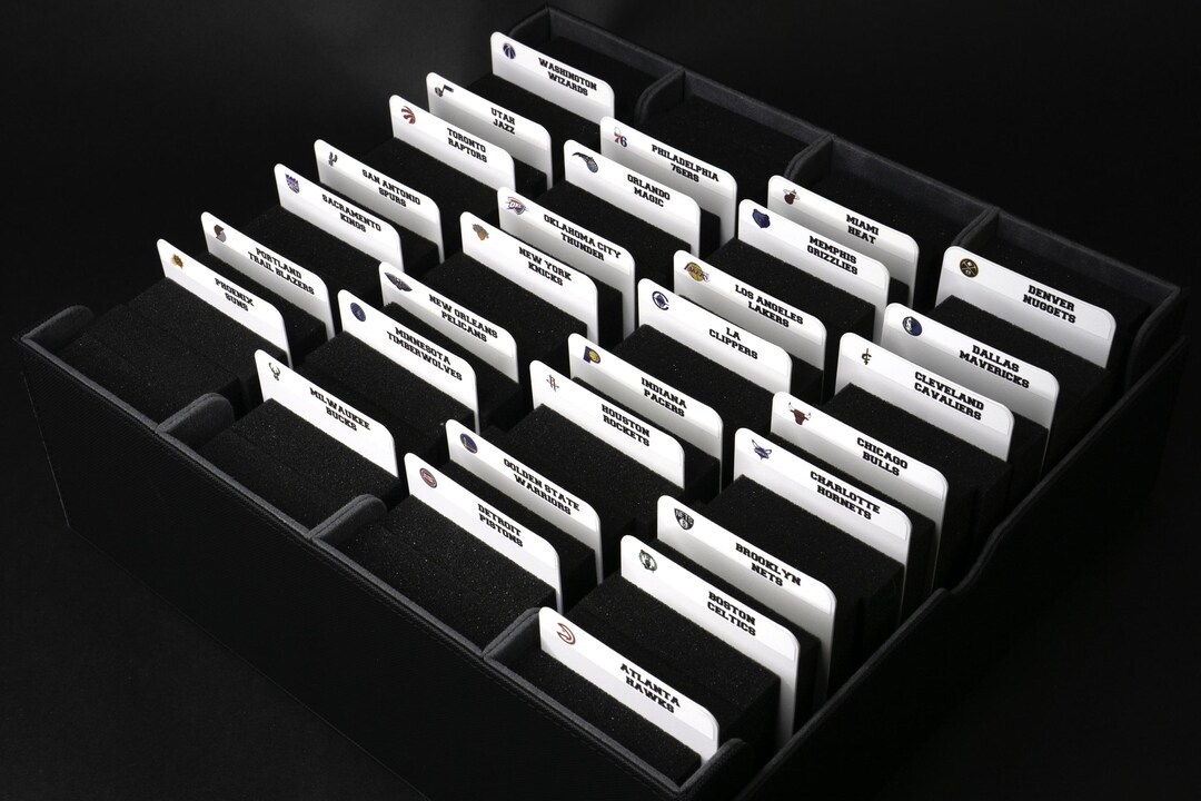 Sort Cards by Professional Basketball Teams | Card Dividers W