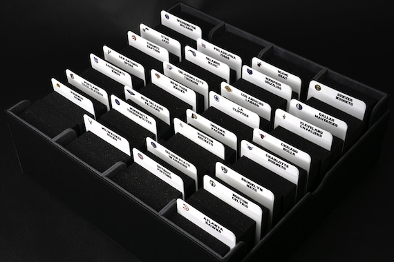 Sort Cards by Professional Basketball Teams | Card Dividers W