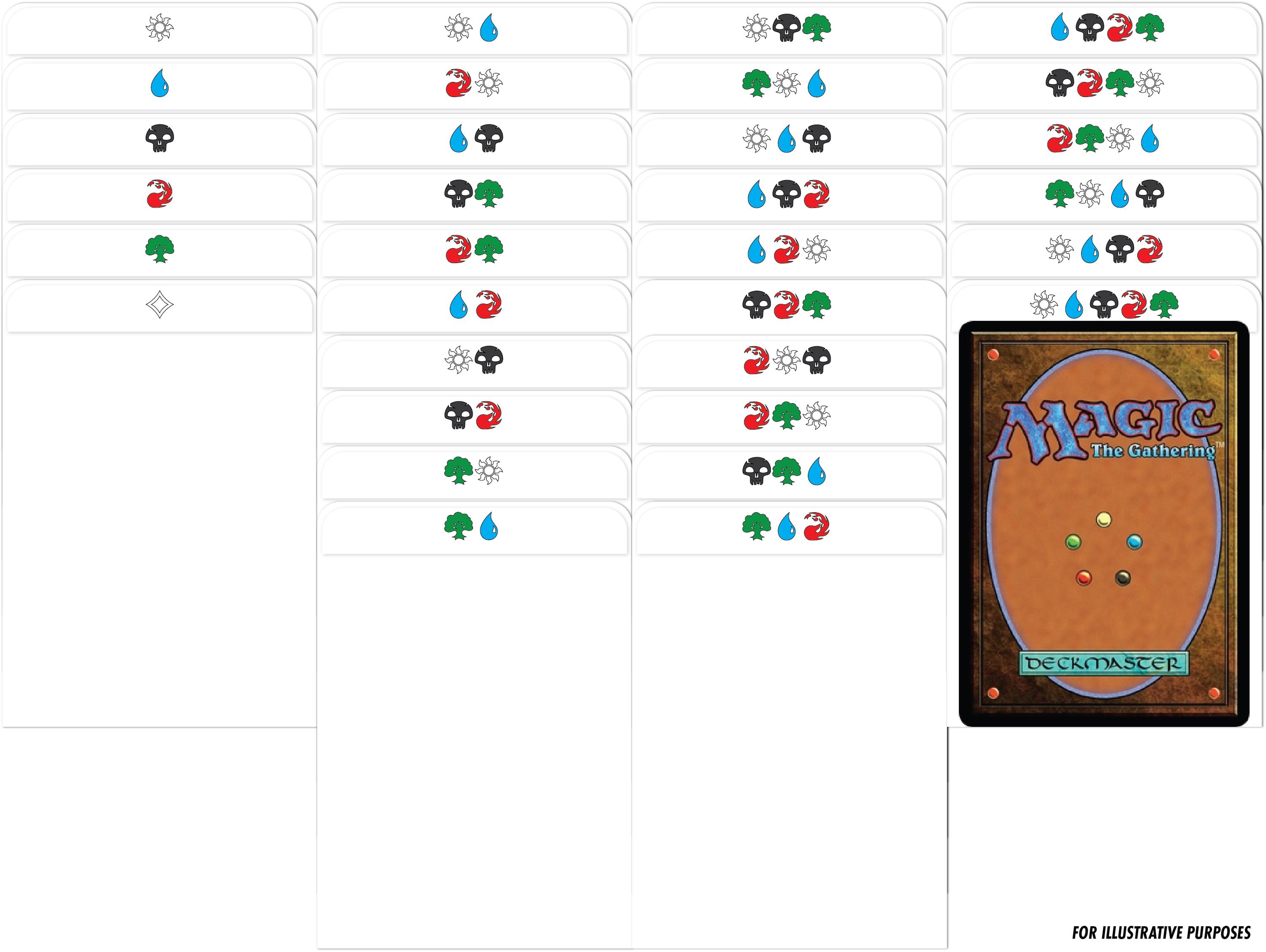 Sort MTG by Color Combinations | Trading Card Dividers W/ FREE