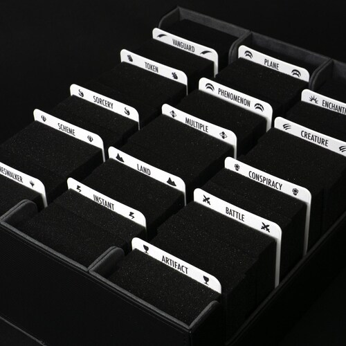Sort MTG by Card Types | Trading Card Dividers W/ FREE Labels