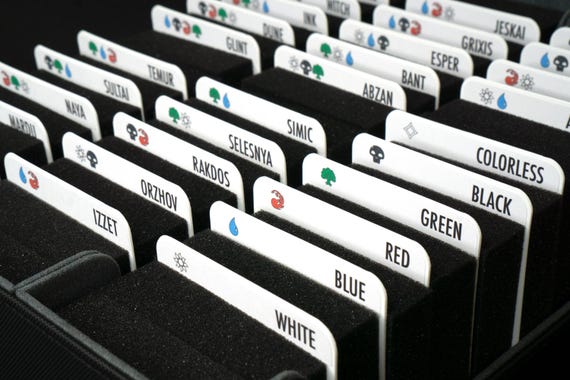 Sort MTG by Color Combinations | Trading Card Dividers W/ FREE