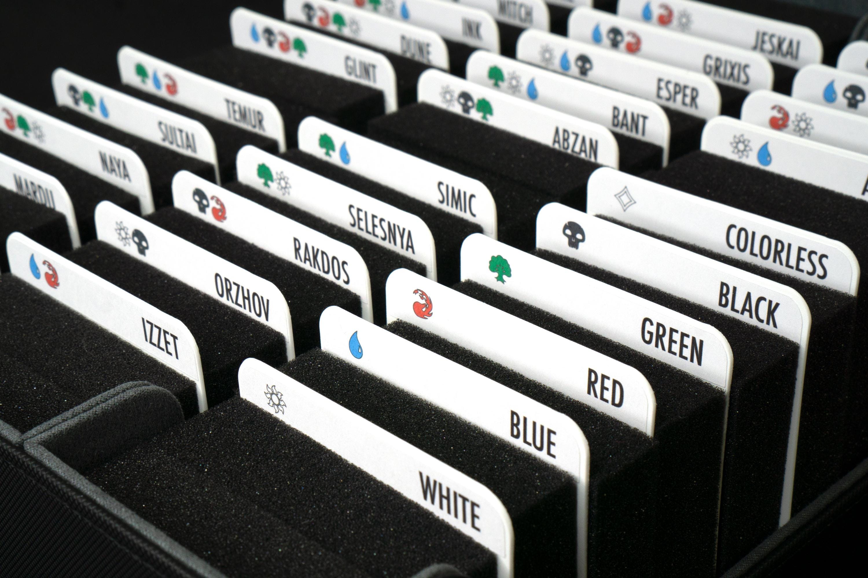 Sort MTG by Color Combinations | Trading Card Dividers W/ FREE