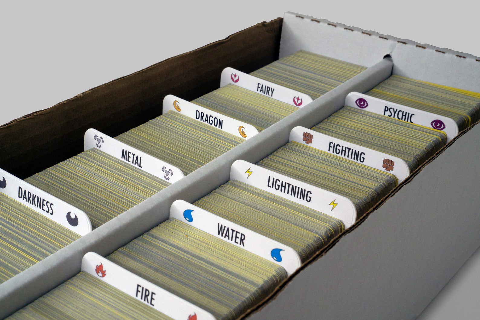 Customized Pokemon Trading Card Dividers w/Labels Pokemon Etsy