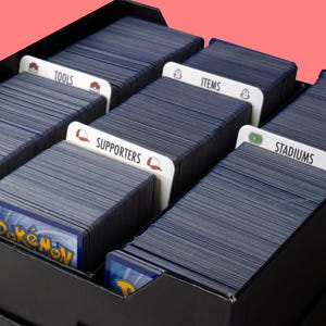 Sort Pokémon by Pokémon Types and Trainer | Trading Card Dividers W ...