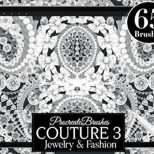 55 Procreate Brushes Couture 2 Jewelry Brushfashion Etsy