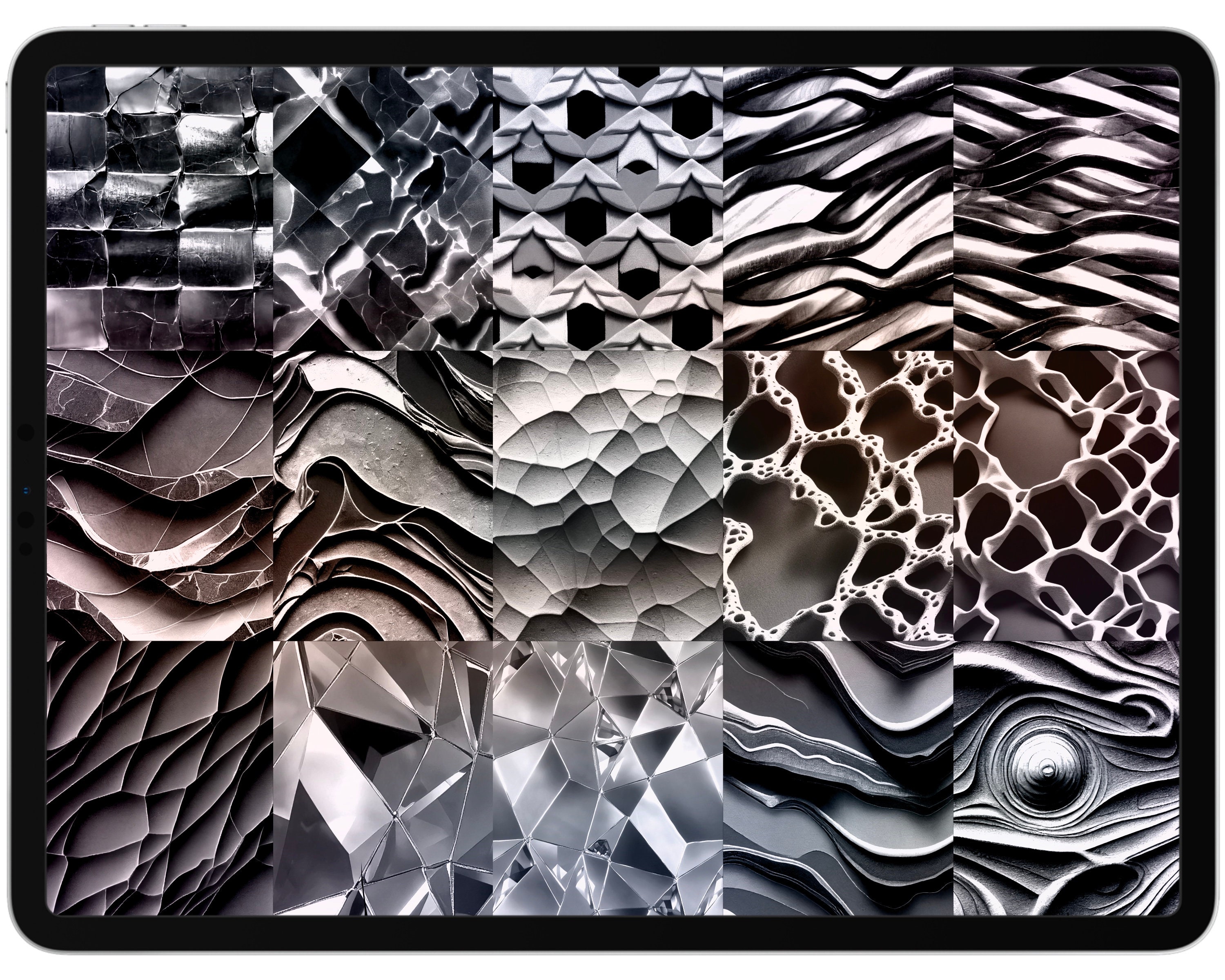 Infinite Pattern Texture 60 Avant-garde Procreate Infinite Pattern Brushes / Textiles ...
