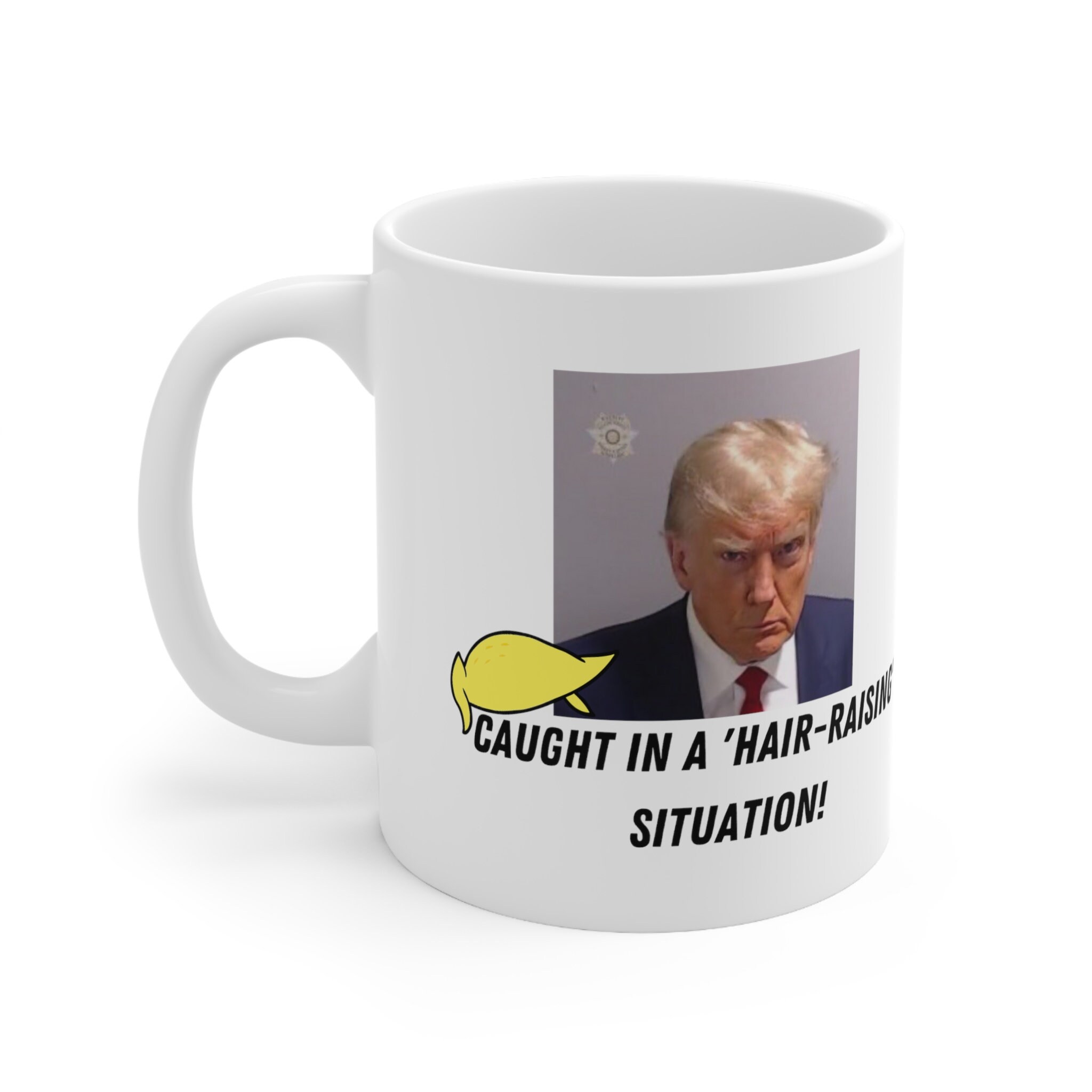 Trump Mugshot Cup Politics Gift For Her Him Trump Mugshot Coffee Mug