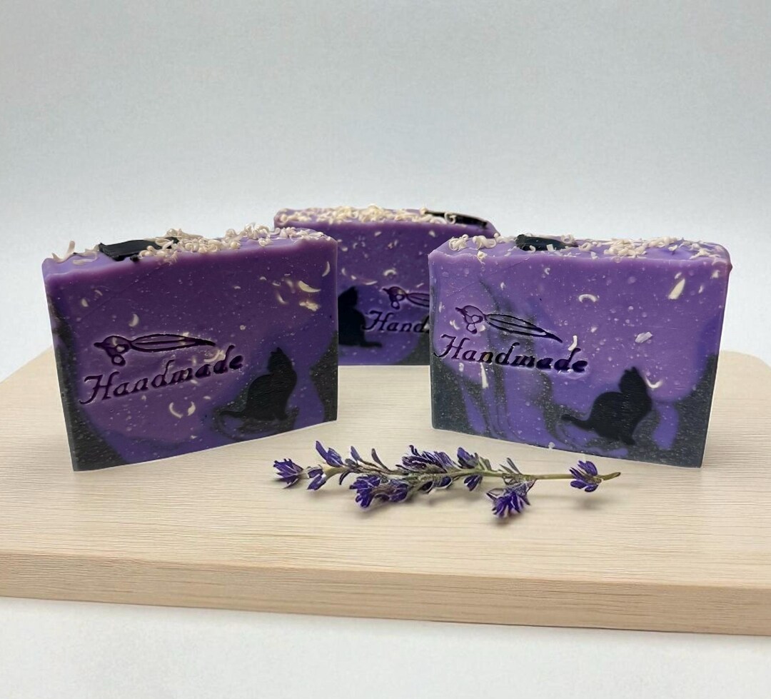 Lavender Handmade Soap - Each Bar Approx 120gms - Etsy Australia