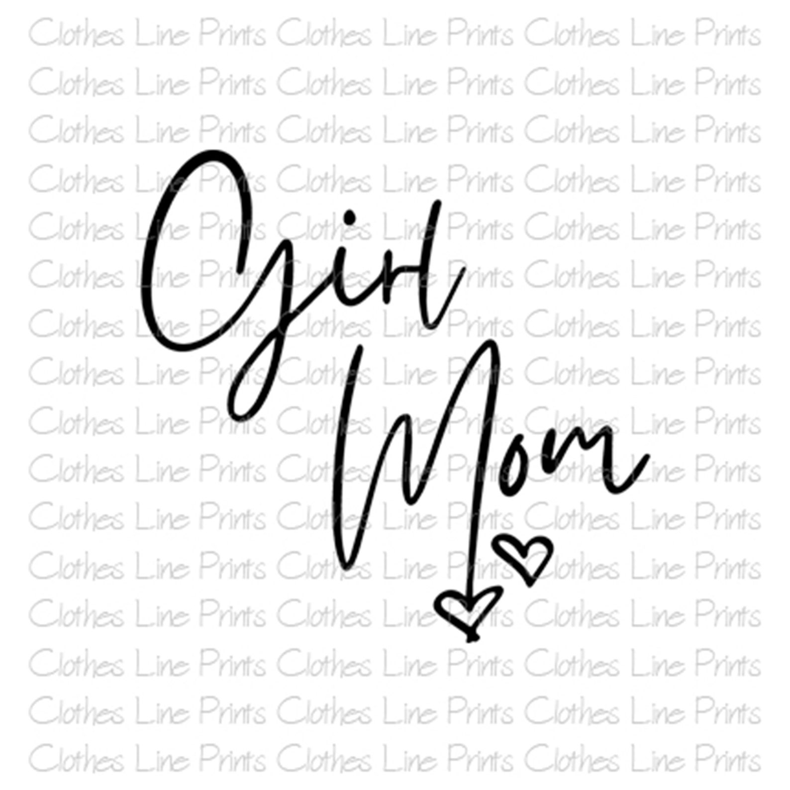 Girl mom car decal girl mom mom mommy mama ma | Etsy