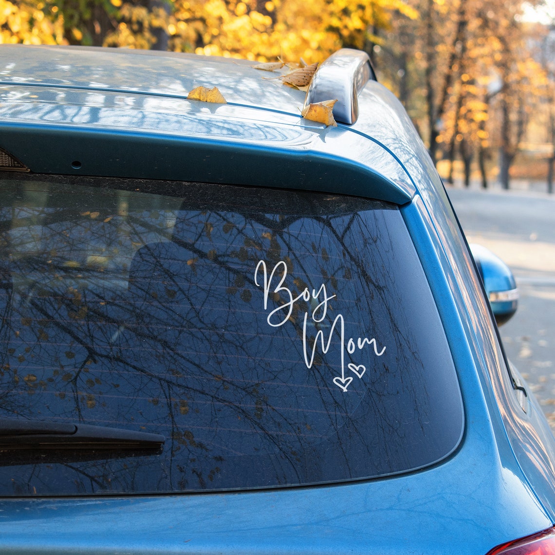 Boy mom car decal boy mom mom mommy mama ma Etsy