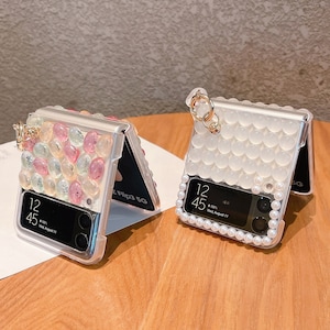 Modieus hoesje met strassteentjes met parelarmband voor iPhone 16e 15 14 13 12 pro max, samsung s25 edge a36 a55 a35, google pixel 7 8 9a pro xl-hoesje