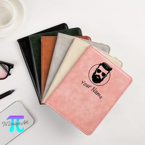 Custom portrait leather kindle case in multiple colors for kindle 6&quot; 2024 kindle colorsoft case,paperwhite 12th gen,unique gift for her/him