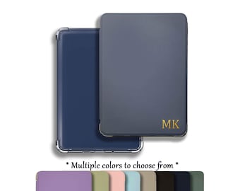Funda Kindle con nombre y logotipo personalizable para PaperWhite de 12.ª y 11.ª generación, Kindle de 6 pulgadas (2024), Kindle de 10.ª generación, Oasis de 10.ª generación, Kindle de 7 pulgadas, funda Kobo, regalos.
