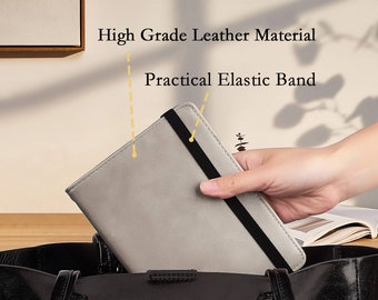 High Quality Leather Case,Kindle 6" 2024 Paperwhite 12th Gen,Paperwhite 11th Gen,Tolino Shine 5 2024,Tolino Vision Color,Vision 6,Shine 3