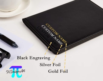 Personalized Midnight Black Leather Kindle Paperwhite,Kindle 6" 2024,Paperwhite 12th Gen,Tolino Shine 5 2024,Tolino Vision Color,Shine Color
