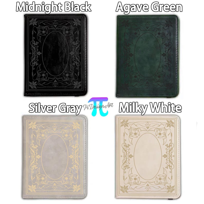 Anpassat namngivet vintage-läderfodral för e-böcker till Kindle Paperwhite 12:e/11:e generationen, Kindle 6 tum, Kindle Oasis-fodral, Kobo Boox, presenter till bokälskare bild 13
