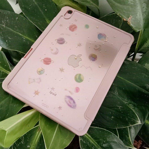 Handmade Starry Sky iPad Case With Pencil Holder,auto Sleep/wake