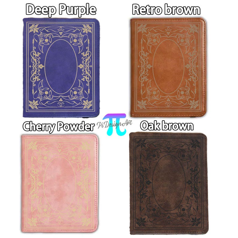 Anpassat namngivet vintage-läderfodral för e-böcker till Kindle Paperwhite 12:e/11:e generationen, Kindle 6 tum, Kindle Oasis-fodral, Kobo Boox, presenter till bokälskare bild 12