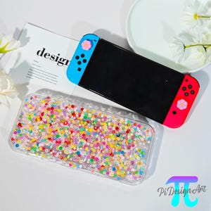 Custom name with dopamine decoration Switch case for Switch 2, Switch OLED,Switch Lite, Switch case with game card slot,gift for game lovers