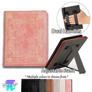 Anpassat namngivet vintage-läderfodral för e-böcker till Kindle Paperwhite 12:e/11:e generationen, Kindle 6 tum, Kindle Oasis-fodral, Kobo Boox, presenter till bokälskare bild 6