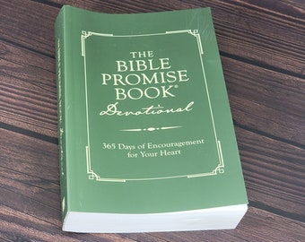 Promises of God Bible Book, Devotional Book, Daily Devotional Christian Book, Hardcover Book, Christian Bible, Bible Study Gifts