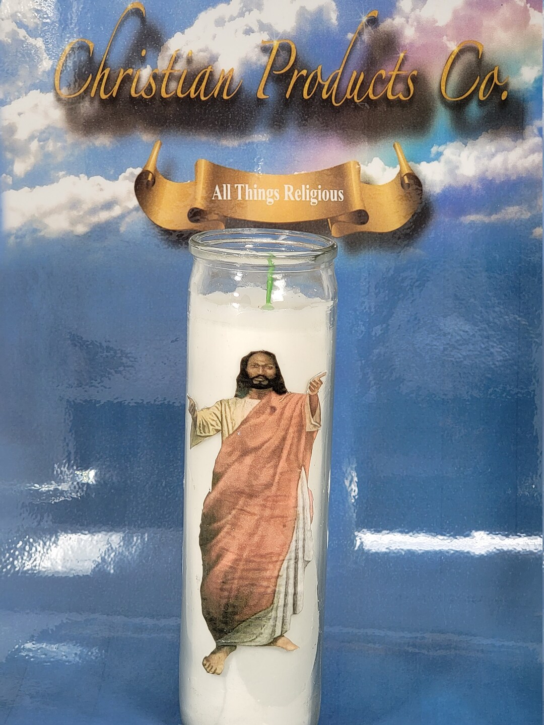 Spiritual Candles, Black Jesus Candle, Specialty Candles, Religious