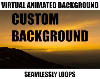 CUSTOM ANIMATED BACKGROUND | Your personalized background