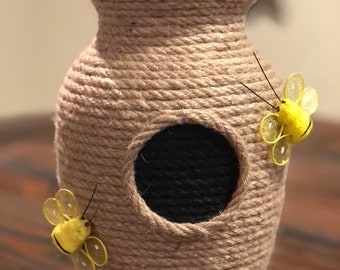 Honeybee vases/Honeybee/Centerpieces/1st BeeDay/1st Babee/Bee/What will it bee/Bride to bee/baby shower decor/party decorations/bridal