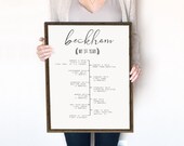 Babies first year milestones, personalized printable timeline for nursery, customize, download and print this baby nursery name sign today!