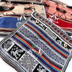 Crossbody bag, Boho Bag, Ethnic Peruvian Bag, Crossbody Original Handmade Purse, Gifts Ideas