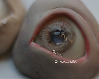 Making BJD Doll Heart Iris Eye Base Pupil Chip Intraocular Pressure Of Casting Resin Clay Cubeco Clear Silicone Mold