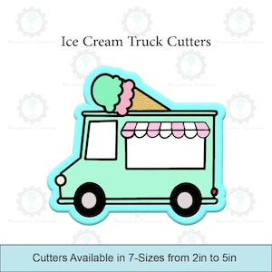 Ice Cream Truck Cookie Cutters