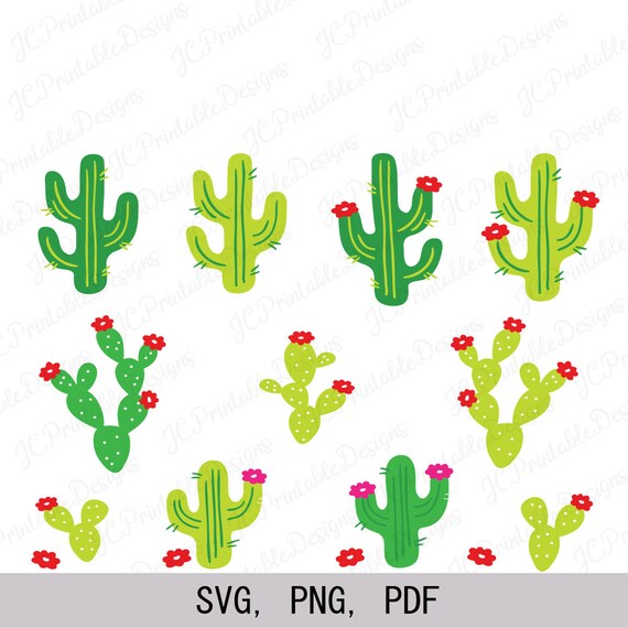 Download Cactus Svg Cactus Clipart Cactus Print Etsy