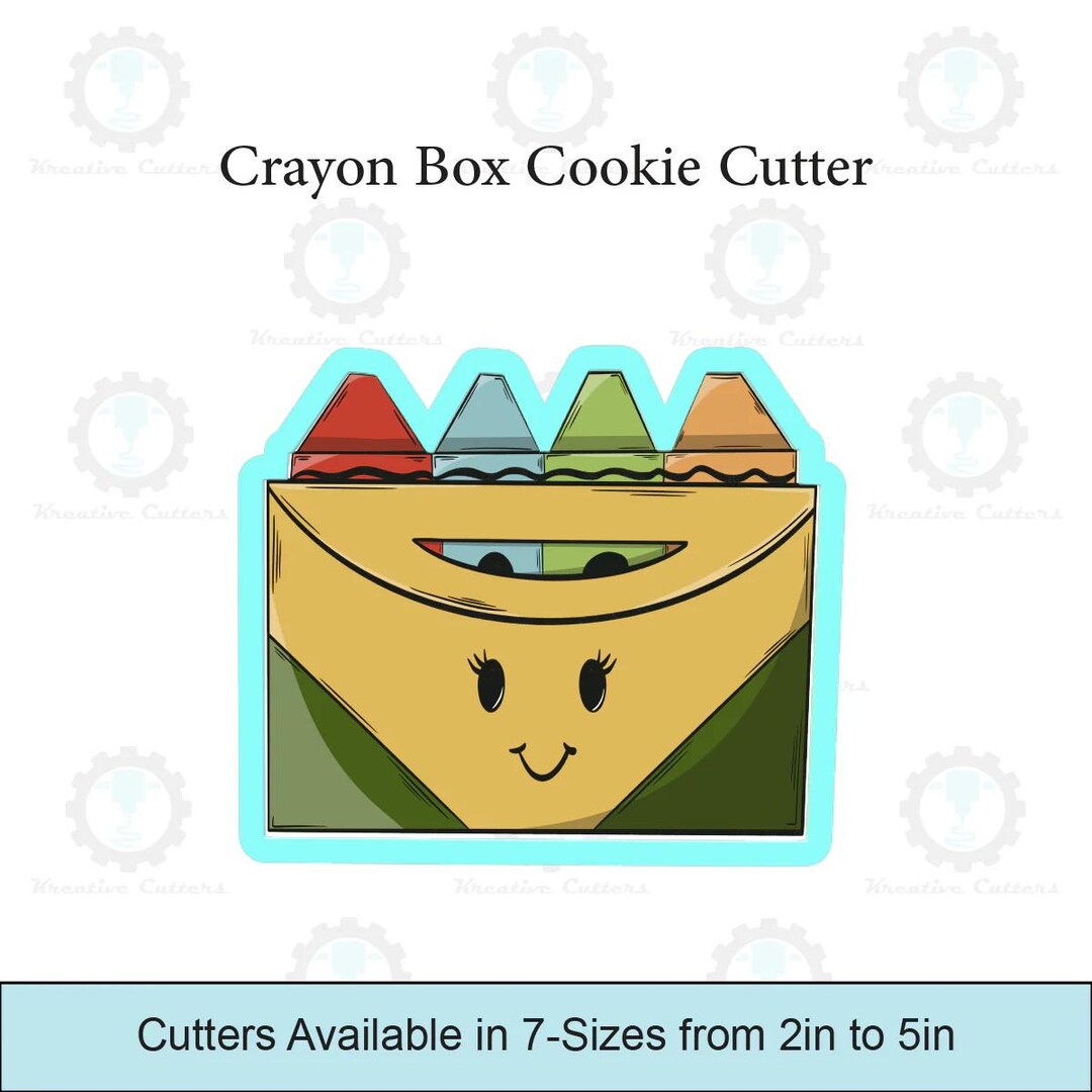 Crayon Box Cookie Cutters - Etsy