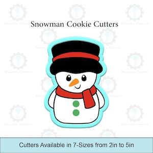 Snowman Cookie Cutters