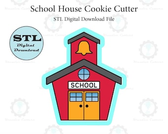 School House Cookie Cutter | STL File