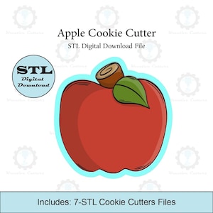 Apple Cookie Cutter | STL File