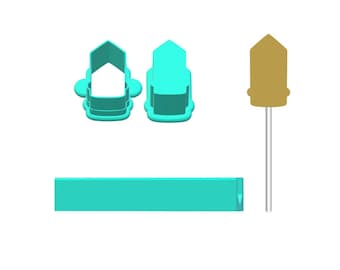 Pencil Cake Pop Mold | Deluxe Cutter, Popper, and Tray Option