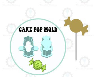 Candy Cake Pop Mold | Deluxe Cutter, Popper