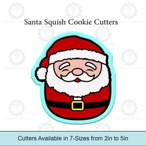 Santa Squish Cookie Cutters