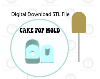 Forma para bolo de picolé | Download digital do arquivo STL
