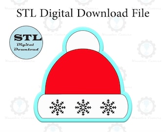 Winter Beanie Cookie Cutter | STL File