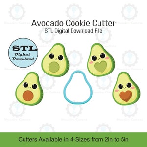 Avocado Cookie Cutter | STL File