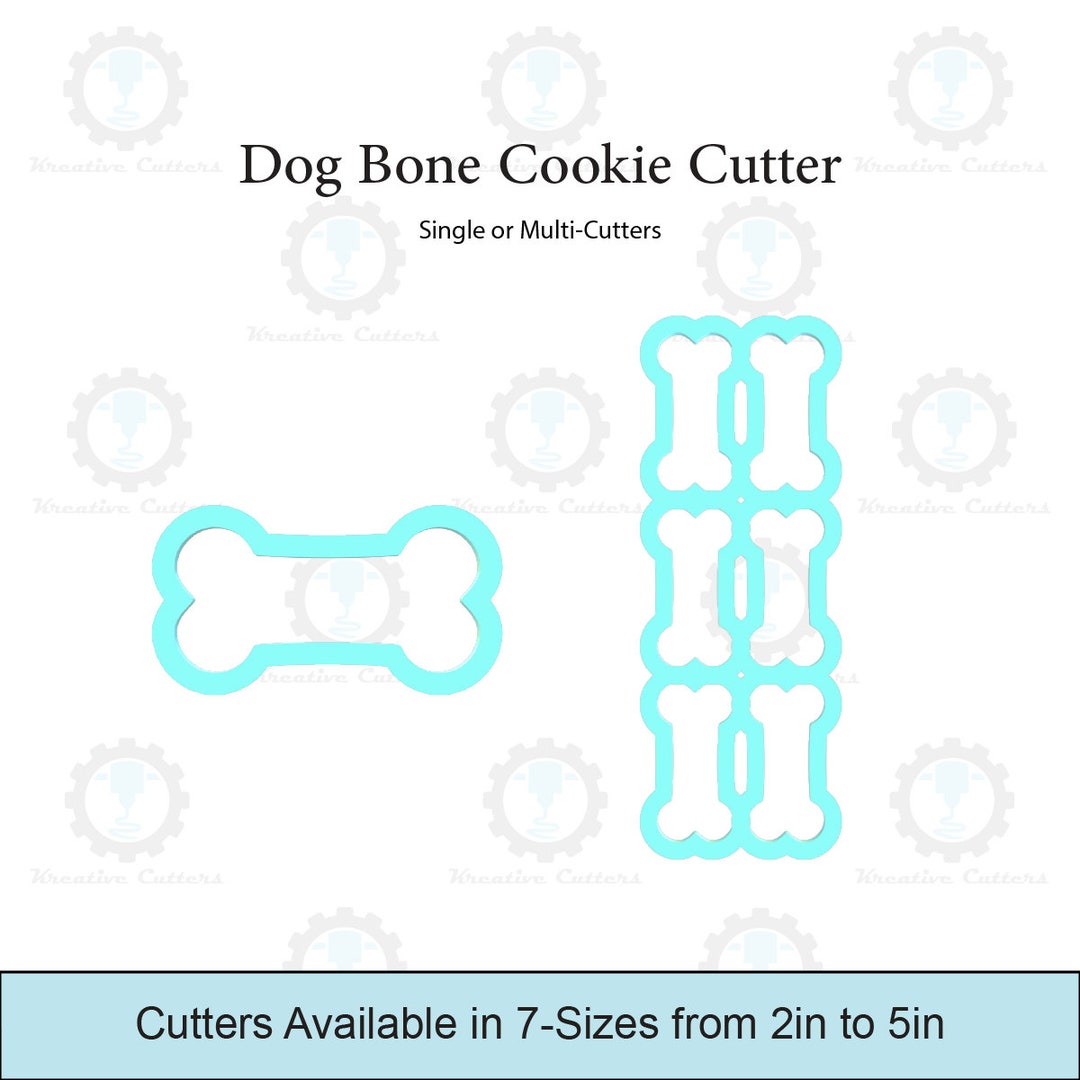 Dog Bone Cookie Cutter Multi Cutter Etsy