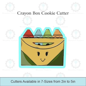 Crayon Box Cookie Cutters