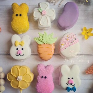 Easter Bunny Cake Pop Mold with 9in Tray | Digital Download STL File image 3