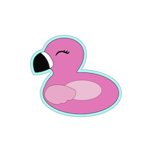 Flamingo Pool Float  Cookie Cutters